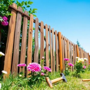 zaun selber bauen billig