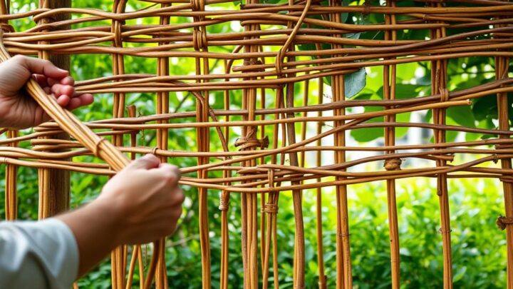 Weidenzaun flechten: Schritt-für-Schritt-Anleitung für Ihren Garten