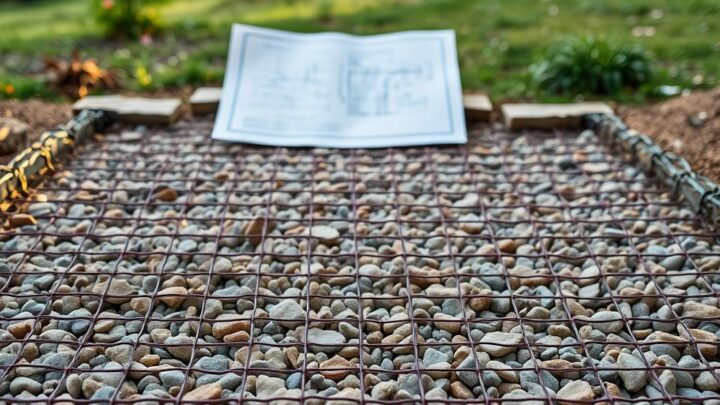 Fundament für Gabionenzaun richtig anlegen & planen